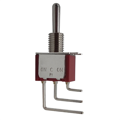 (ON)-OFF-(ON)三档弯脚钮子开关